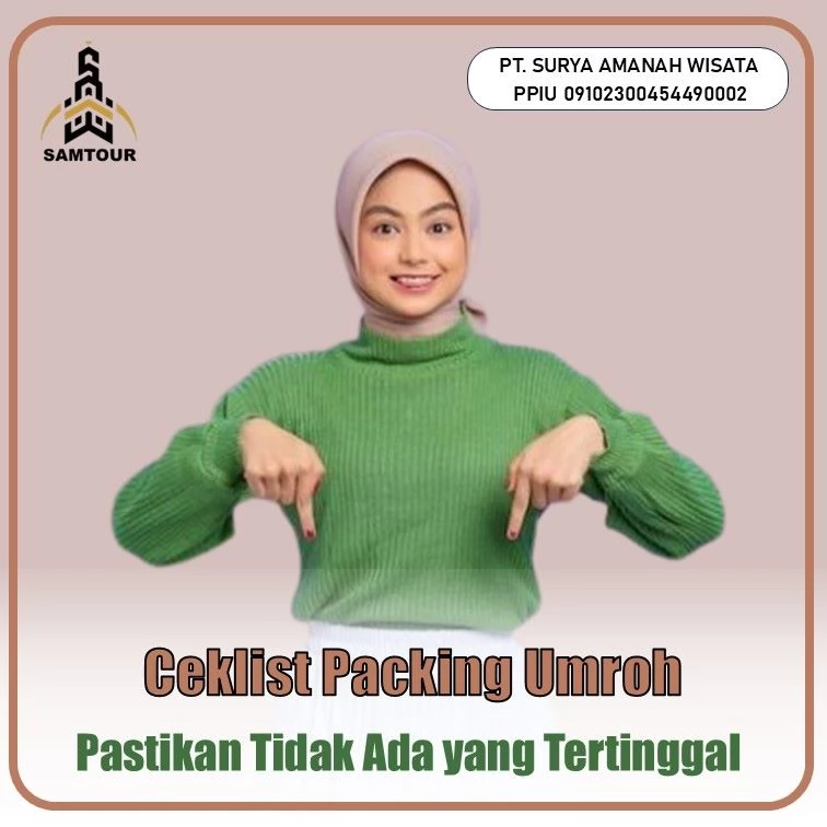 Jangan Tertinggal! Checklist Perlengkapan Wajib Jamaah Umroh 